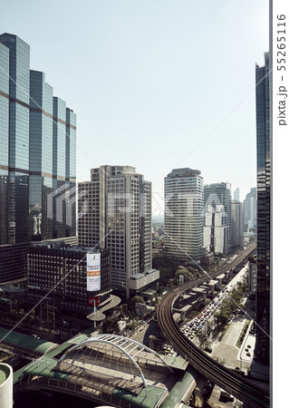The modern buildings of the city skyscrapers The modern buildings of the city skyscrapers 55265116