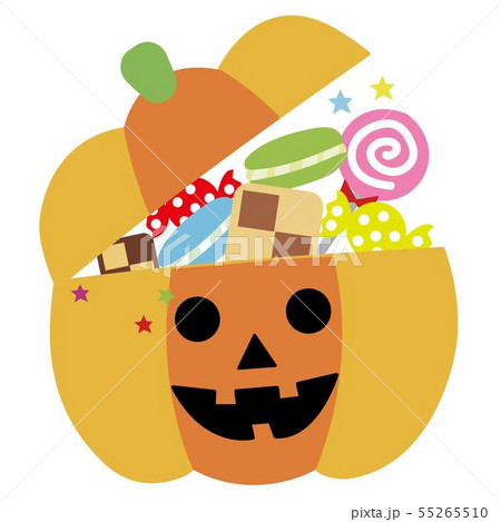ハロウィン　お菓子入りジャックBOX 55265510