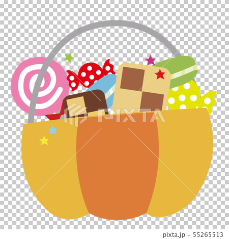 Halloween candy with pumpkin candy 55265513