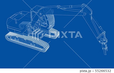Outline sloopkraan concept. Vector 55266532