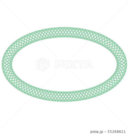 Oval celtic knots frame. Traditional medieval Oval celtic knots frame. Traditional medieval 55268621