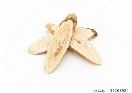 黄耆(オウギ)の根 アストラガルス: Astragalus root slices 黄耆(オウギ)の根 アストラガルス: Astragalus root slices 55268924