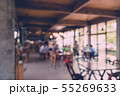 Abstract blur image of Coffee shop or restaurant 55269633
