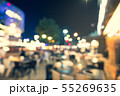Abstract blur image of Street food in Night market 55269635