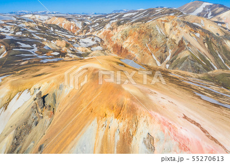 Landmannalaugar in Iceland. Amazing and Beautiful Landmannalaugar in Iceland. Amazing and Beautiful 55270613