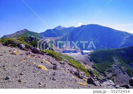 乗鞍岳とバスターミナル 乗鞍岳とバスターミナル 55272454