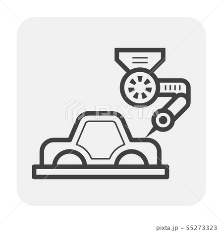 car production icon car production icon 55273323