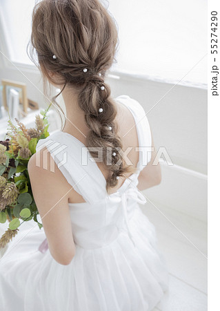 ウエディング　アレンジ  女性　日本人 55274290