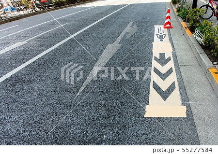 自転車ナビマーク設置工事 55277584