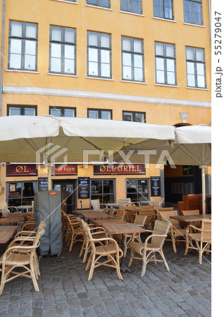 Denmark Copenhagen Nyhavn restaurant Denmark Copenhagen Nyhavn restaurant 55279047