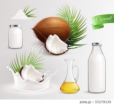 Coconut Milk Products Set Coconut Milk Products Set 55279130