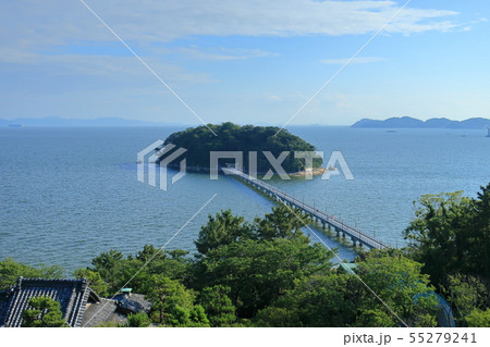 蒲郡クラシックホテルの部屋から眺める竹島 蒲郡クラシックホテルの部屋から眺める竹島 55279241