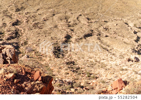 Looking down into Meteor Crater Looking down into Meteor Crater 55282504