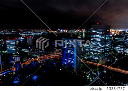不動産　都会　経済　夜景 55284777