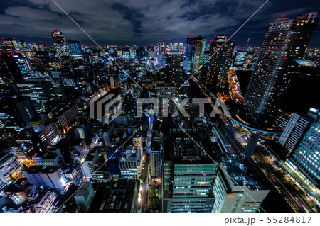 不動産　都会　経済　夜景 55284817