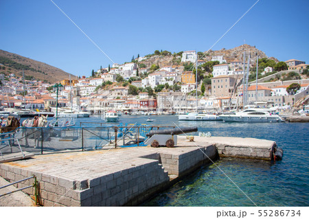 ギリシャ　イドラ島　地中海のバカンス 55286734