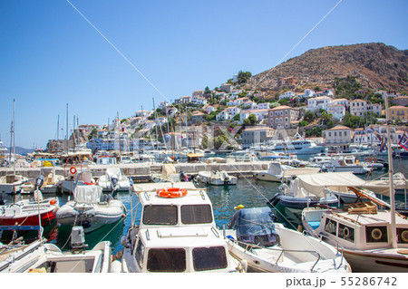 ギリシャ　イドラ島　地中海のバカンス 55286742
