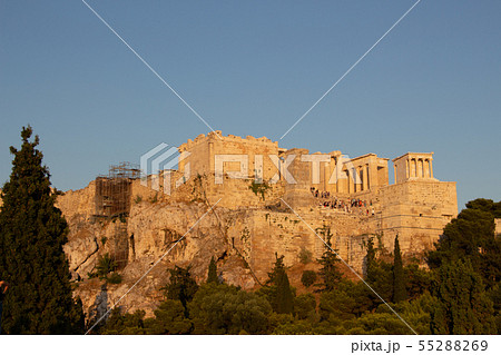 ギリシャ　アテネの古代遺跡　アクロポリス 55288269