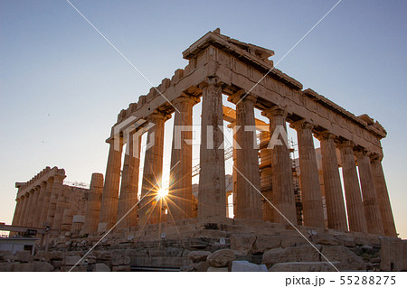 ギリシャ アテネの古代遺跡 アクロポリス ギリシャ アテネの古代遺跡 アクロポリス 55288275