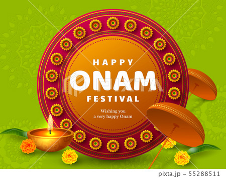 Onam festival background for South India. Onam festival background for South India. 55288511