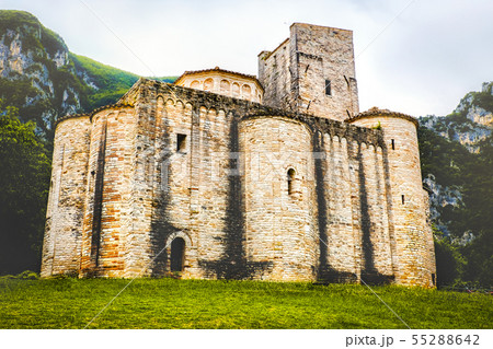 abbey of San Vittore in Genga - Marche - Italy abbey of San Vittore in Genga - Marche - Italy 55288642