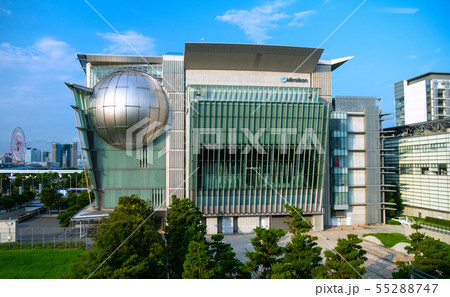 日本の東京都市景観　日本科学未来館などを望む 55288747