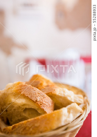 Sliced ciabatta bread Sliced ciabatta bread 55288933