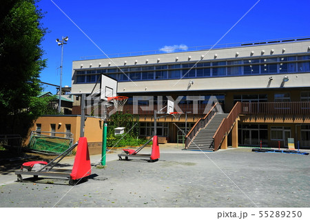 板橋区立第一小学校･閉校06ﾊﾞｽｹｯﾄﾎﾞｰﾙのｺﾞｰﾙ 55289250