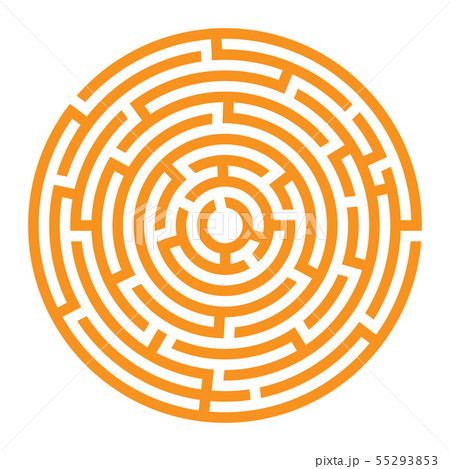 Labyrinth icon. Maze symbol. Labyrinth icon. Maze symbol. 55293853