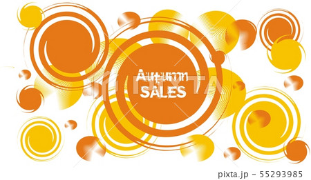 Autumn sale shopping discounts a vector layout 55293985