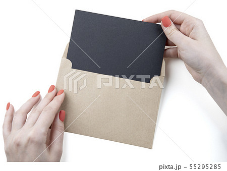 Blank business card Blank business card 55295285