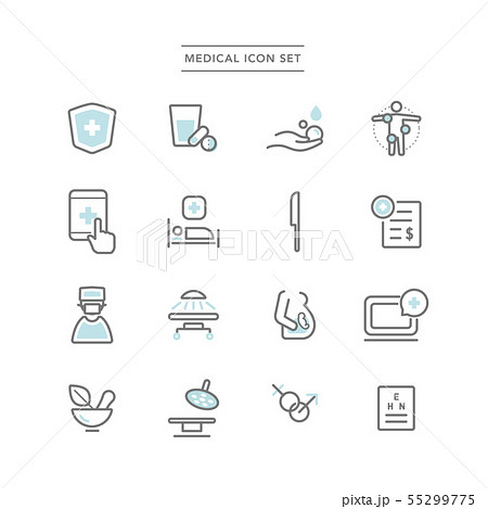 MEDICAL ICON SET MEDICAL ICON SET 55299775