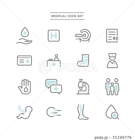 MEDICAL ICON SET 55299776