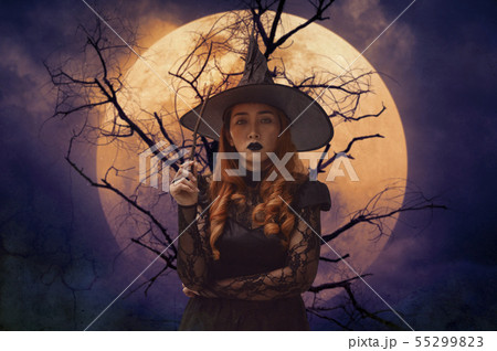 Halloween mystery concept 55299823