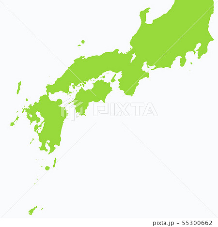日本地図　地図　経済成長　ビジネス　ビジネス背景　世界地図 55300662