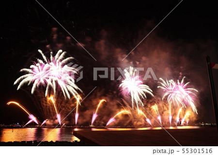 fireworks festival in Cannes 55301516