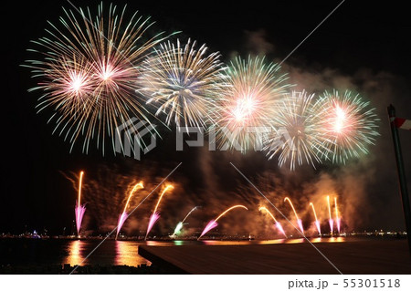 fireworks festival in Cannes 55301518