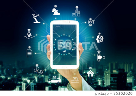 5G Internet network concept 55302020