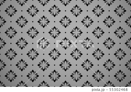 Flower geometric pattern. Seamless background. 55302468