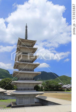 特別史跡讃岐国分寺跡の伽藍の配置模型（七重塔） 55303887
