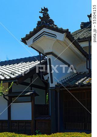 北国街道　海野宿　町並み　うだつ 55304155