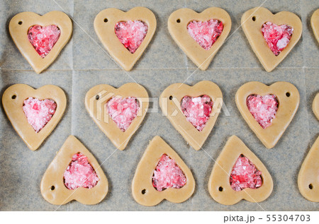 The process of making cookies and Christmas The process of making cookies and Christmas 55304703