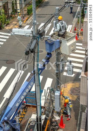 交通信号機工事 交通信号機工事 55304943