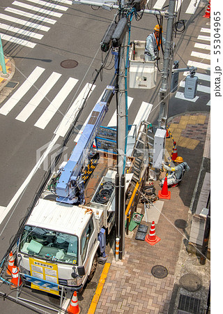 交通信号機工事 交通信号機工事 55304965