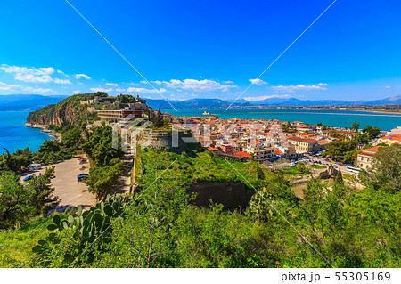 Nafplio, Greece aerial view 55305169