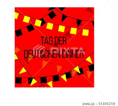 German unity day card concept. German unity day card concept. 55305259