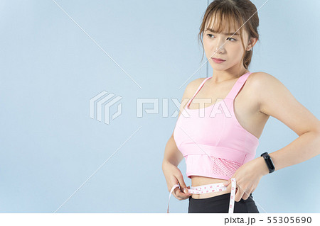 女性　ライフスタイル　スポーツ 55305690