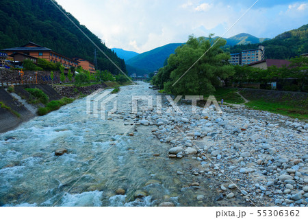 昼神温泉　阿知川　恩出橋 55306362