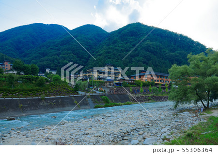 昼神温泉 阿知川 恩出橋 昼神温泉 阿知川 恩出橋 55306364
