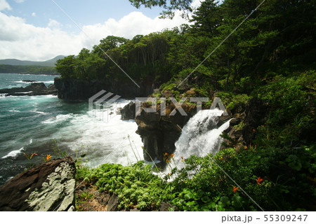 城ヶ崎海岸 対馬の滝　 55309247